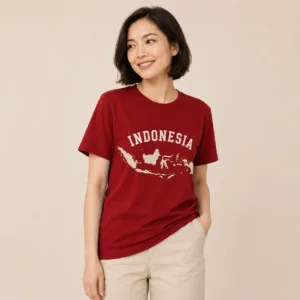 Indonesia Map T-shirt Unisex