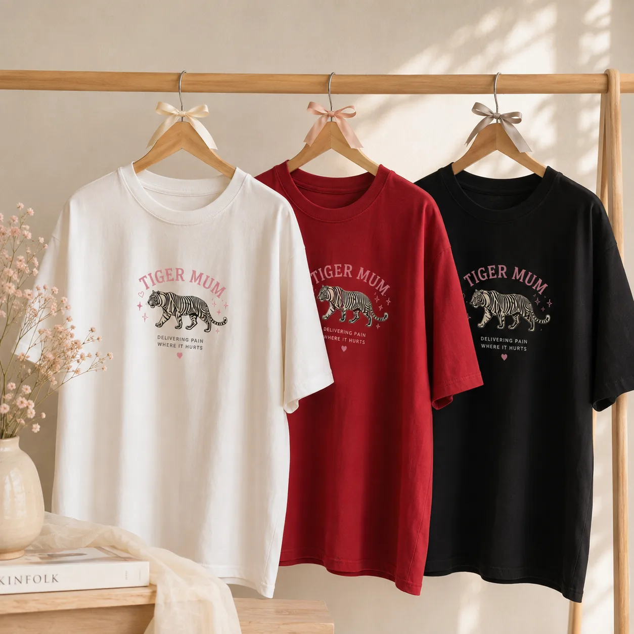 Tiger Mum T-shirt Unisex - Gambar 5