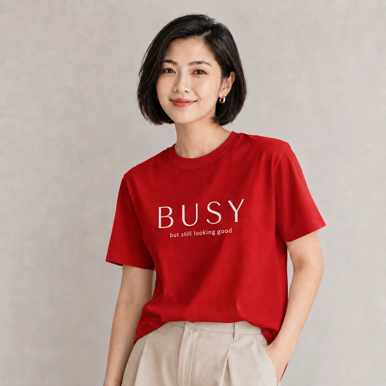 BUSY T-Shirt - But Still Looking Good - Gambar 4