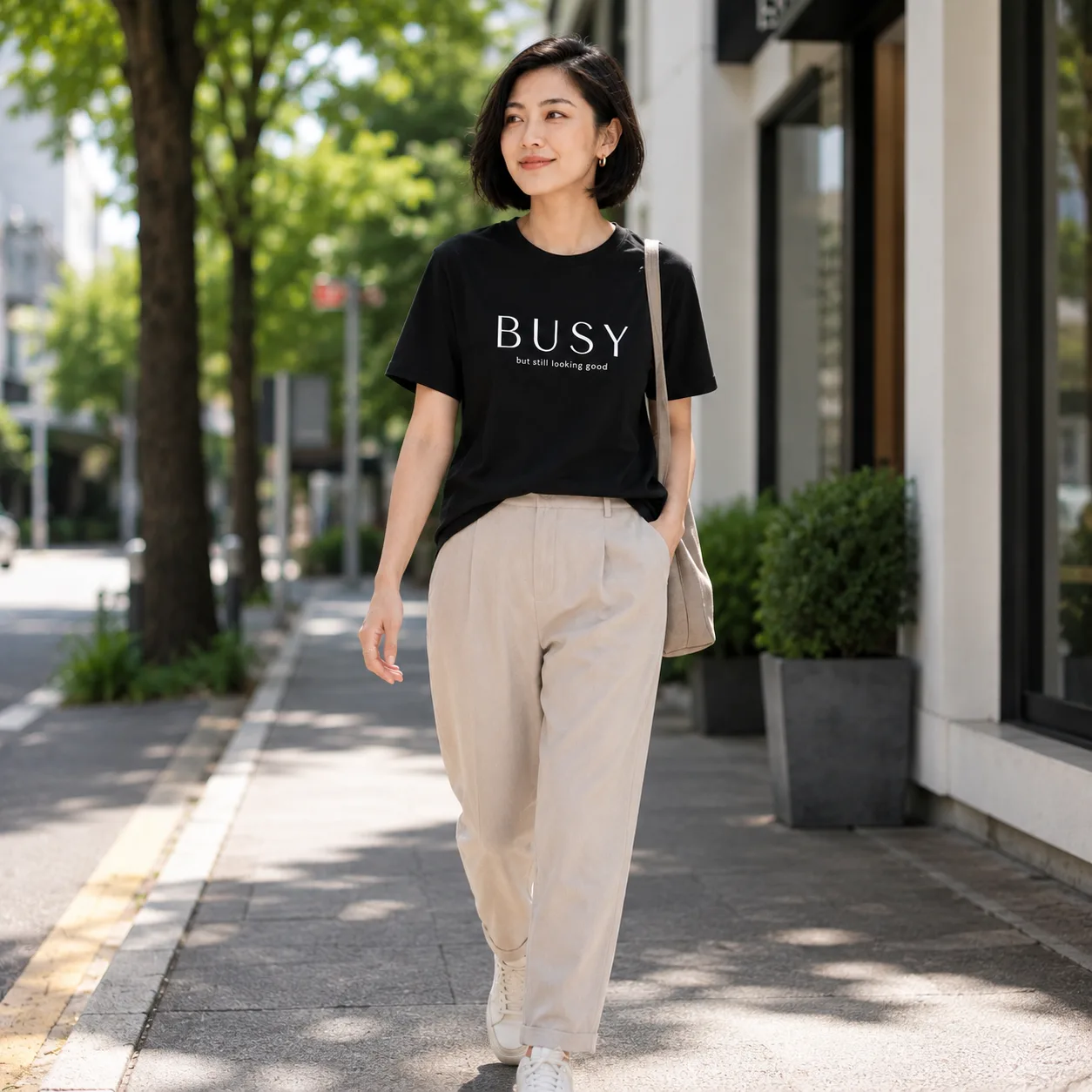 BUSY T-Shirt - But Still Looking Good - Gambar 3