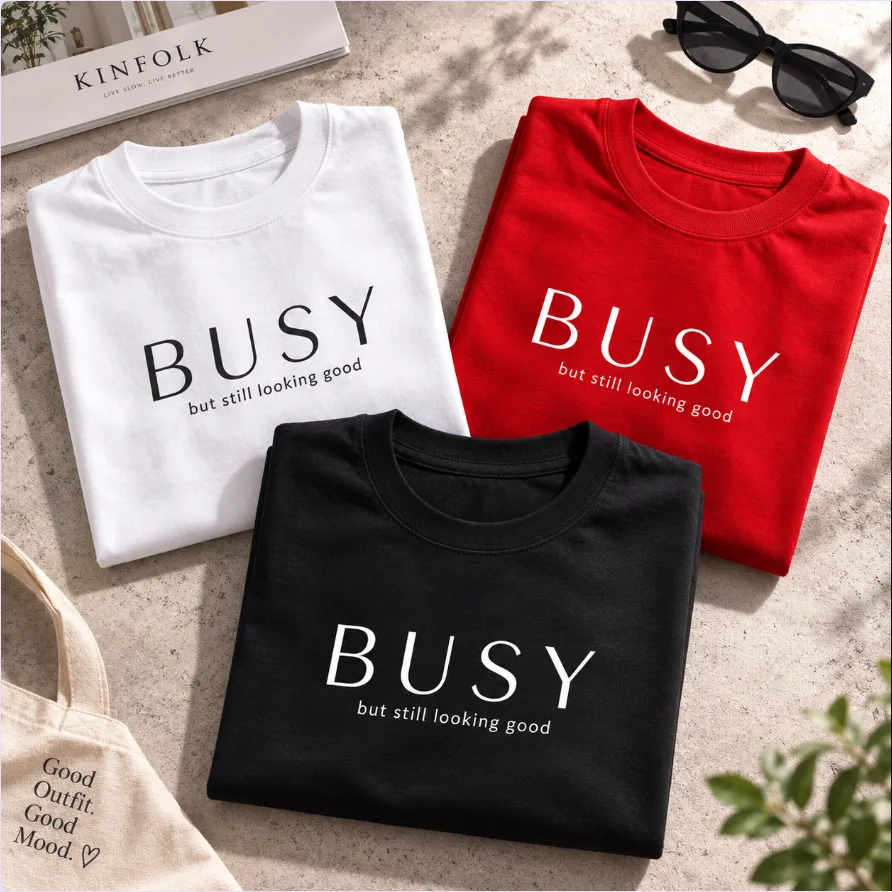 BUSY T-Shirt - But Still Looking Good - Gambar 6