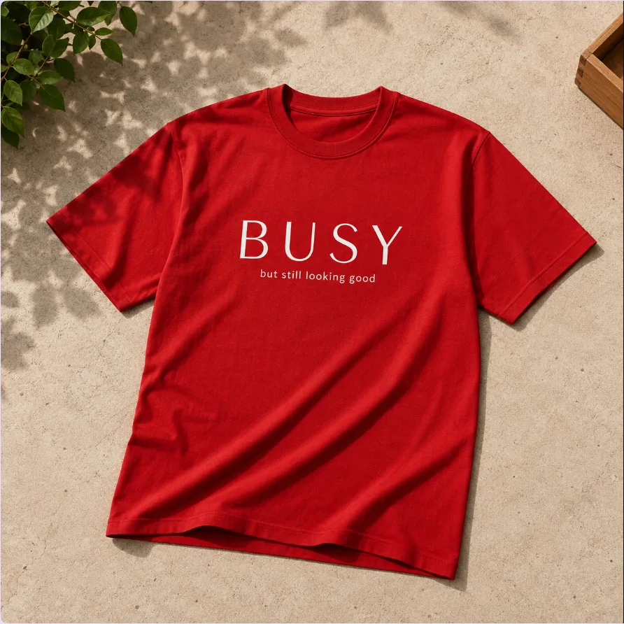 BUSY T-Shirt - But Still Looking Good - Gambar 5