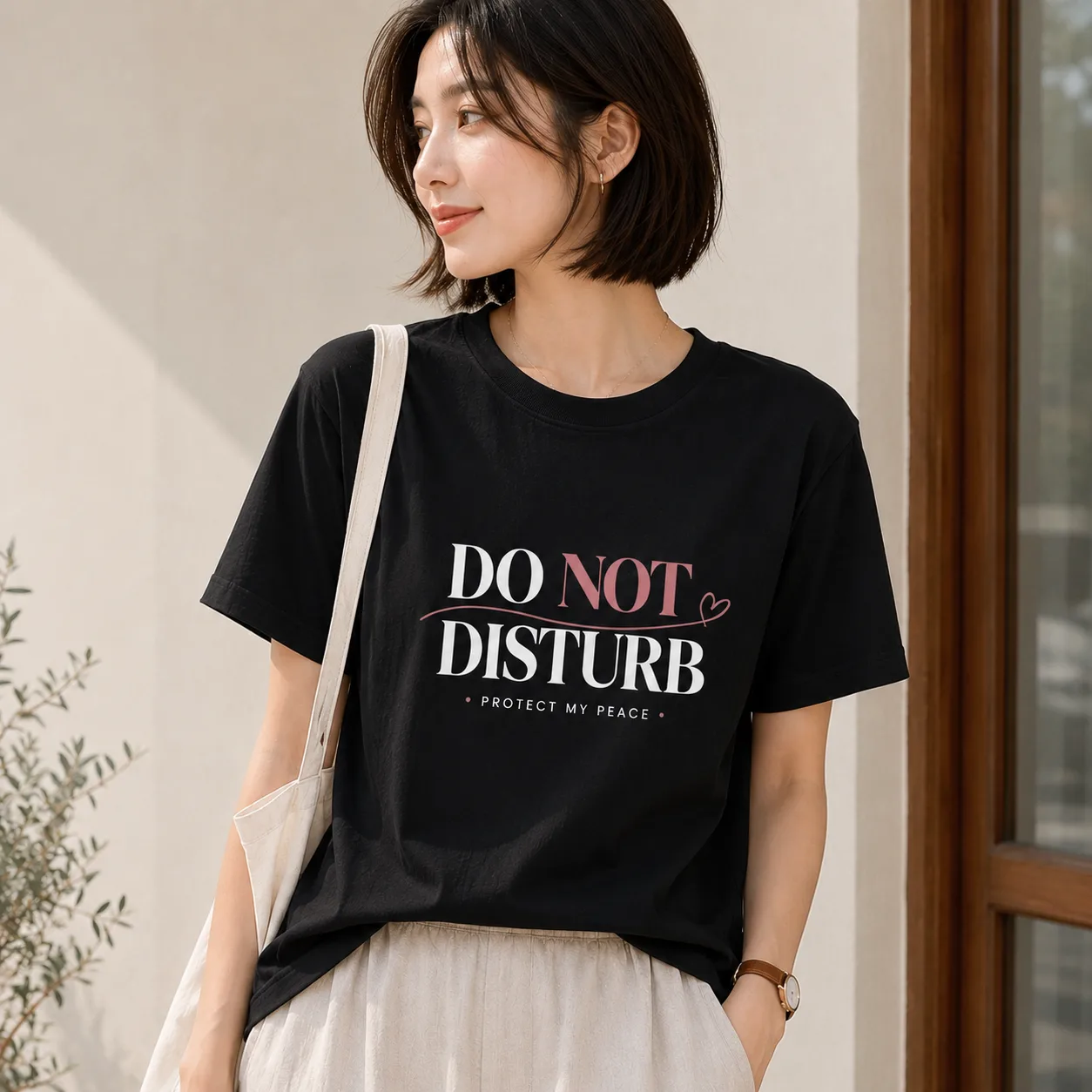 DO NOT DISTRUB T-Shirt - Protect My Peace - Gambar 4