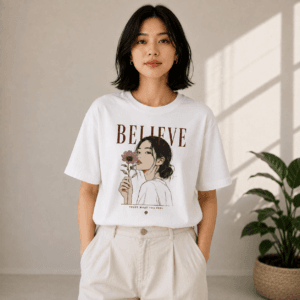 Believe Flower Tee T-shirt