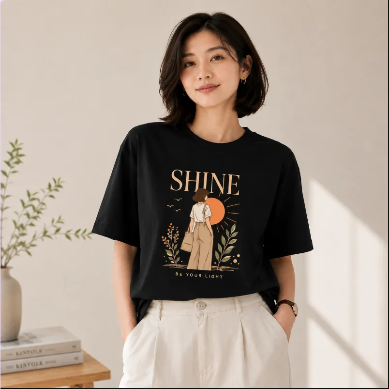 Shine Be Your Light T-shirt - Gambar 4