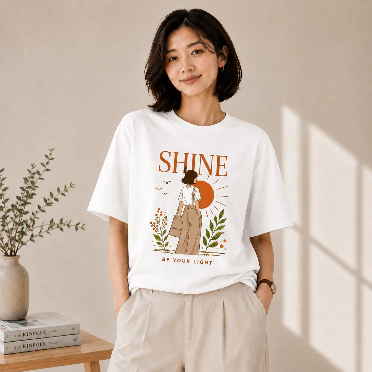 Shine Be Your Light T-shirt - Gambar 3