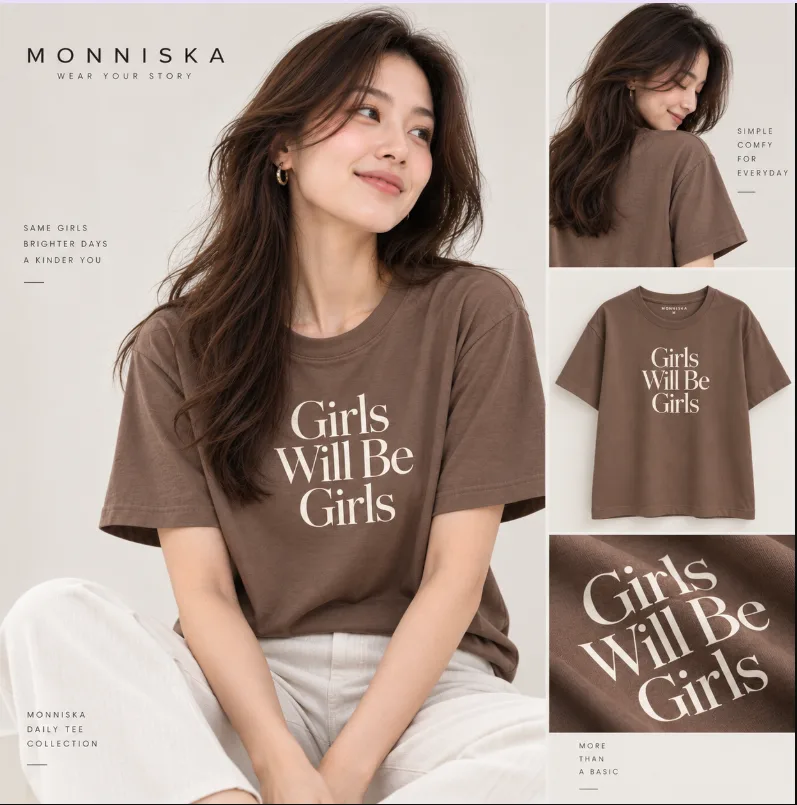 Girls Will Be Girls T-shirt - Gambar 3
