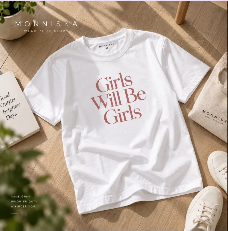 Girls Will Be Girls T-shirt - Gambar 6