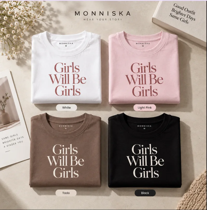 Girls Will Be Girls T-shirt - Gambar 7